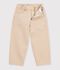 Pantal&oacute;n denim infantil con 5 bolsillos beige