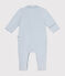 Pijama de terciopelo para bebé azul GOMME