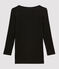Camiseta icónica para mujer negro NOIR
