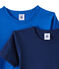 Lote de 2 camisetas de manga corta para niño blanco LOT