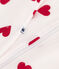 Saco de algodón para bebé con corazones TOG 1 blanco MARSHMALLOW/rojo TERKUIT