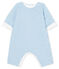 Mono largo para bebé de túbico acolchado azul ACIER/blanco MARSHMALLOW CN