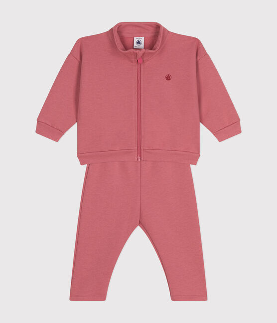 Conjunto de sudadera y pantalón para bebé rosa ROSEWOOD