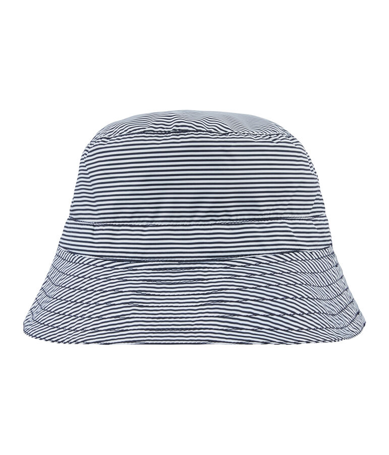 Sombrero bob reversible azul/blanco