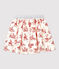 Falda de felpa para niña blanco MARSHMALLOW/rojo TERKUIT