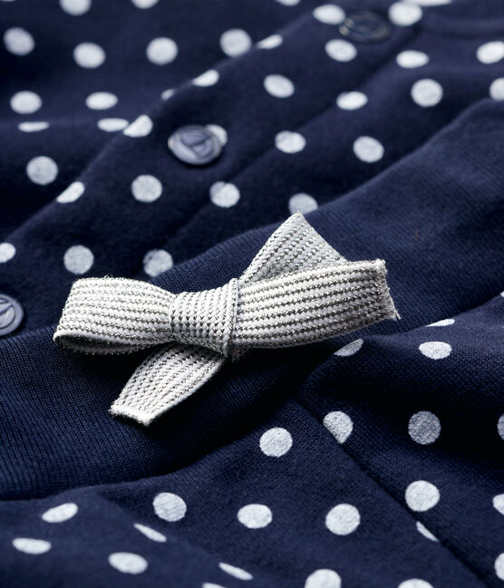 Conjunto de chándal de muletón de bebé. azul SMOKING/blanco MARSHMALLOW