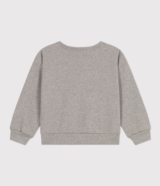 Sudadera de muletón para niño gris CHATON CHINE