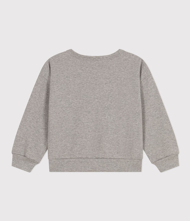 Sudadera de mulet&oacute;n para ni&ntilde;o gris