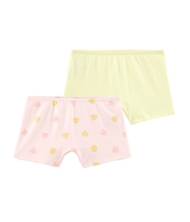 Par de culottes para ni&ntilde;a multicolor