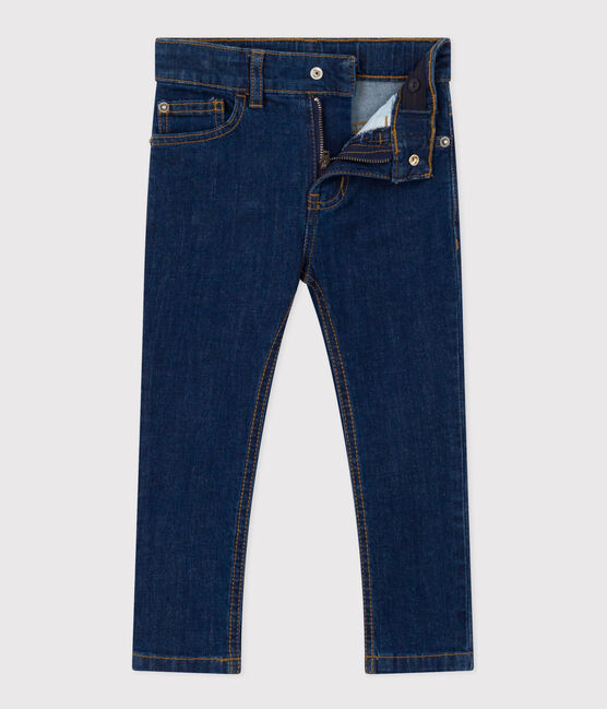 Pantalón vaquero recto de niño azul DENIM BRUT