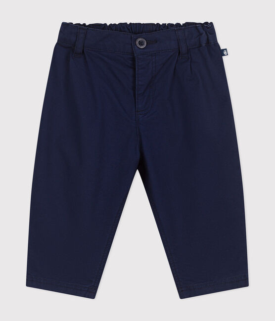 Pantalón de sarga para bebé azul MEDIEVAL