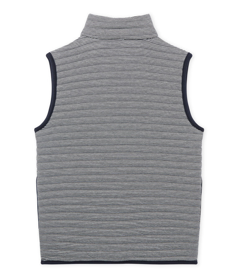 Doudoune sans manches gar&ccedil;on azul/blanco