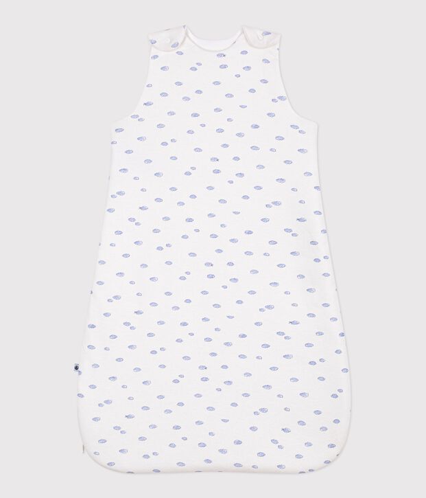 Saco para beb&eacute; de algod&oacute;n con estampado de nube TOG 1,5 blanco/multicolor