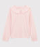 Camiseta con cuello de niña rosa MINOIS