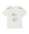 Camiseta bebé niño de manga corta blanco MARSHMALLOW