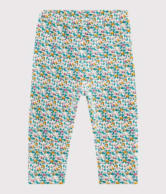 Pantalón para bebé niña blanco MARSHMALLOW/blanco MULTICO