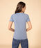 Camiseta L'ICONIQUE de algodón con cuello redondo para mujer azul AZUL