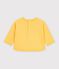 Sudadera de algod&oacute;n con estampado de animal para beb&eacute; amarillo