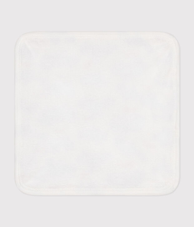 Toallita de algod&oacute;n y rizo con estampado de Par&iacute;s para beb&eacute; blanco/multicolor