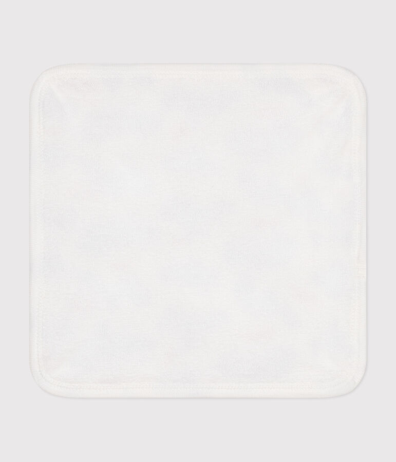 Toallita de algod&oacute;n y rizo con estampado de Par&iacute;s para beb&eacute; blanco/multicolor