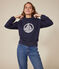Sudadera de felpa para mujer azul SMOKING