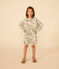 Vestido estampado de manga larga de muletón de niña AVALANCHE+PANTY/ MULTICO