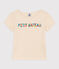 Camiseta estampada de algodón para niña crudo AVALANCHE