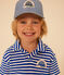 Polo de manga corta de rizo para niño azul SURF/ AVALANCHE