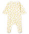 Pijama extra cálido de toalla de rizo afelpado para bebé niña blanco MARSHMALLOW/blanco MULTICO