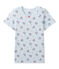 Camiseta estampada en jersey stretch azul FRAICHEUR/blanco MULTICO