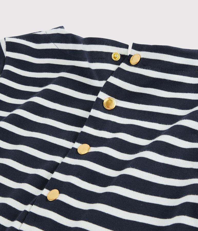 Vestido marinero para mujer azul SMOKING/blanco MARSHMALLOW