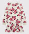 Vestido de manga larga para niña beige MONTELIMAR/blanco MULTICO