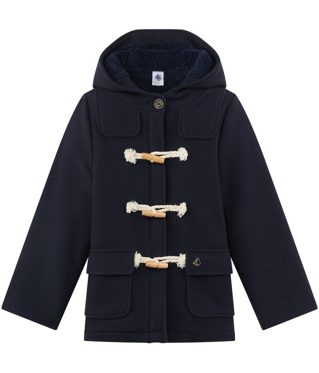 Parka ni&ntilde;a de lana azul
