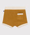 Pantalón corto de rizo de bebé amarillo ISTRE