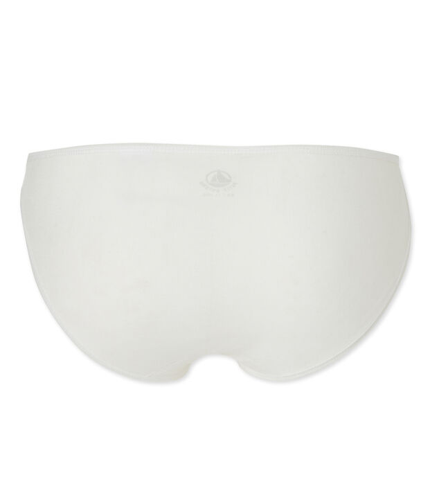 Braguita de algod&oacute;n ligero para mujer blanco