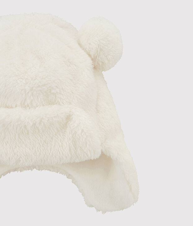 Gorro para ni&ntilde;a blanco