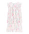 Pijama corto de punto para niña blanco MARSHMALLOW/blanco MULTICO