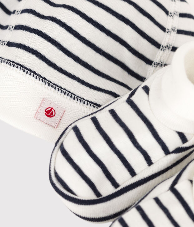 Juego de 2 prendas marineras de beb&eacute; de algod&oacute;n org&aacute;nico multicolor