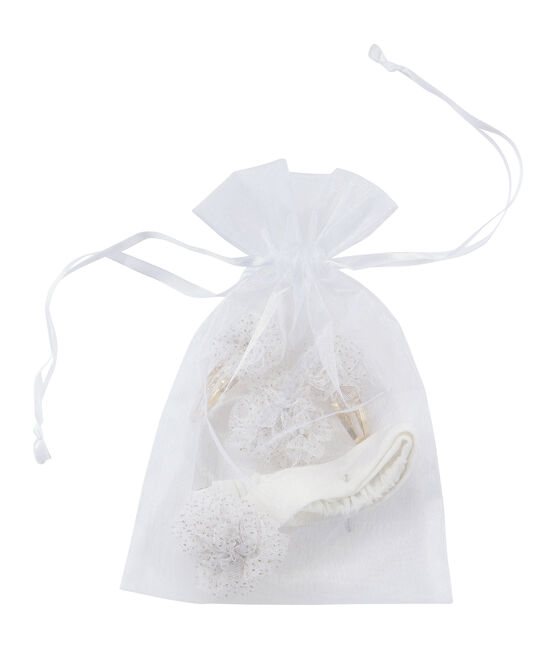 Lote de accesorios para el cabello blanco MARSHMALLOW/amarillo DORE