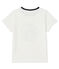 Camiseta de manga corta para niño blanco MARSHMALLOW
