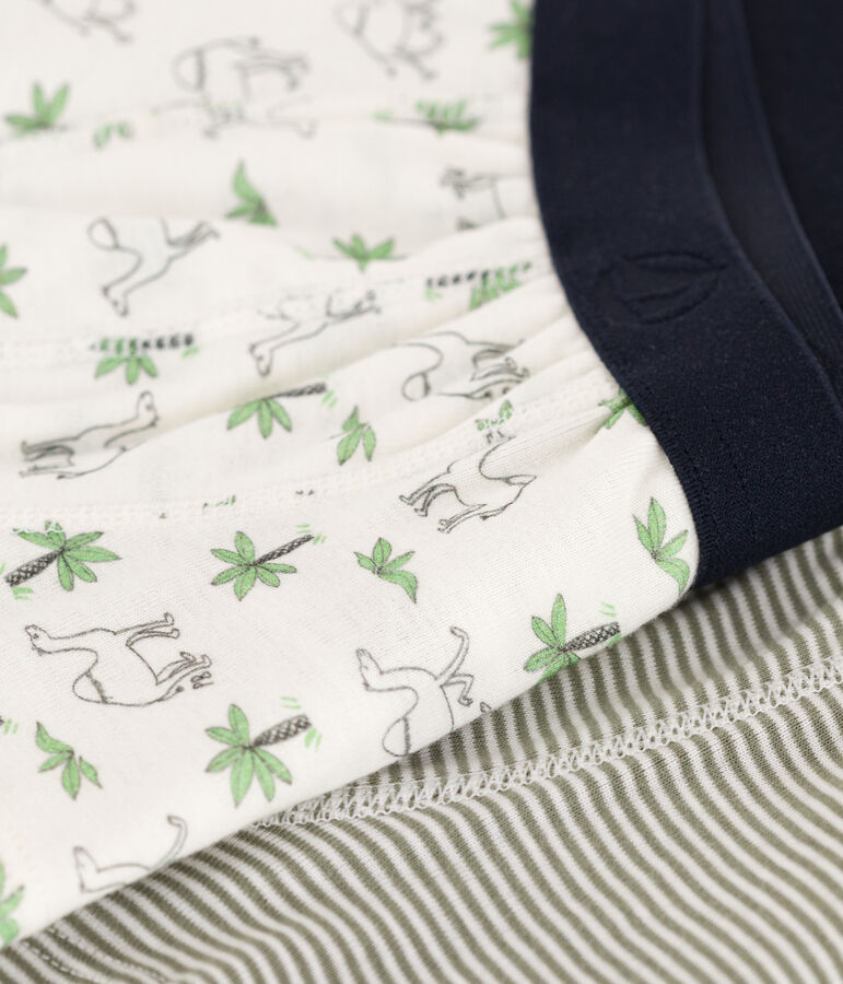 Juego de 2 b&oacute;xers de algod&oacute;n con dromedarios para ni&ntilde;o multicolor