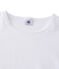 Camiseta manga corta lisa para mujer blanco ECUME