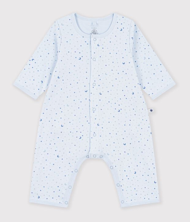 Bodyjama sin pies de algod&oacute;n con estampado de estrellas para beb&eacute; azul/multicolor