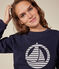 Sudadera de felpa para mujer azul SMOKING