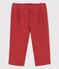 Bonito pantalón de sarga de bebé marron OMBRIE