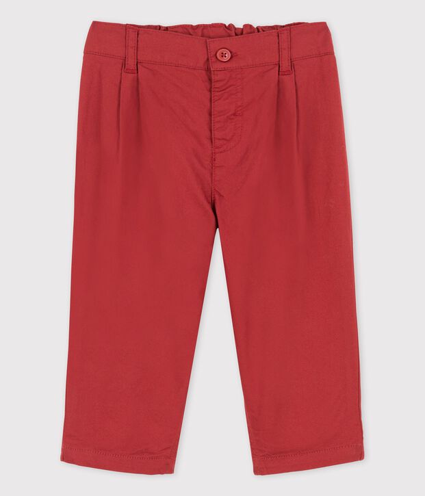 Bonito pantal&oacute;n de sarga de beb&eacute; marron