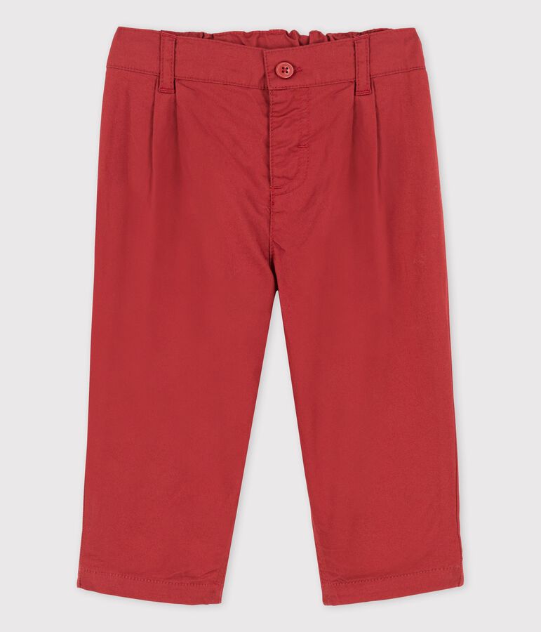 Bonito pantal&oacute;n de sarga de beb&eacute; marron OMBRIE