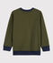 Sudadera infantil para niño verde MILITARY