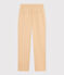 Pantalón de algodón mujer beige FACILE