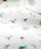 Bodi de manga corta con estampado marinero para bebé blanco MARSHMALLOW/blanco MULTICO